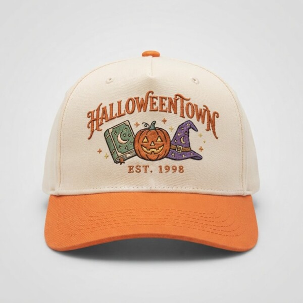 Halloweentown 1998, Baseball Hat, Two Tone Snapback, Fall Gift, Spooky Movie