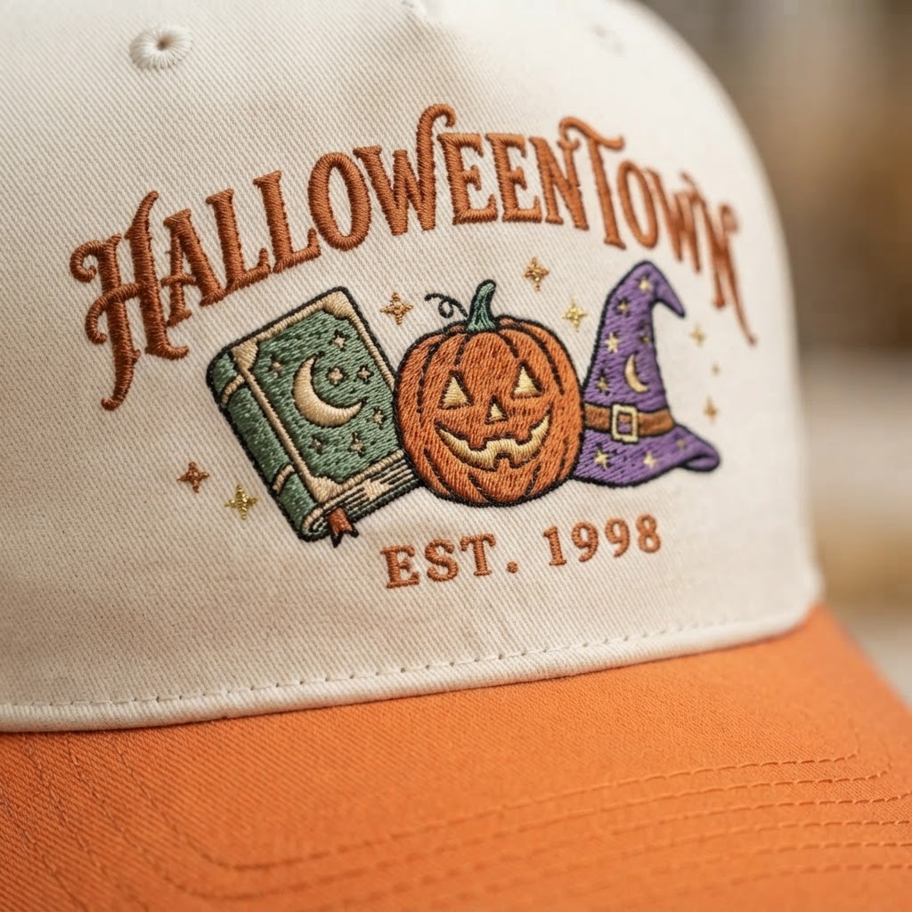 Halloweentown 1998, Baseball Hat, Two Tone Snapback, Fall Gift, Spooky Movie
