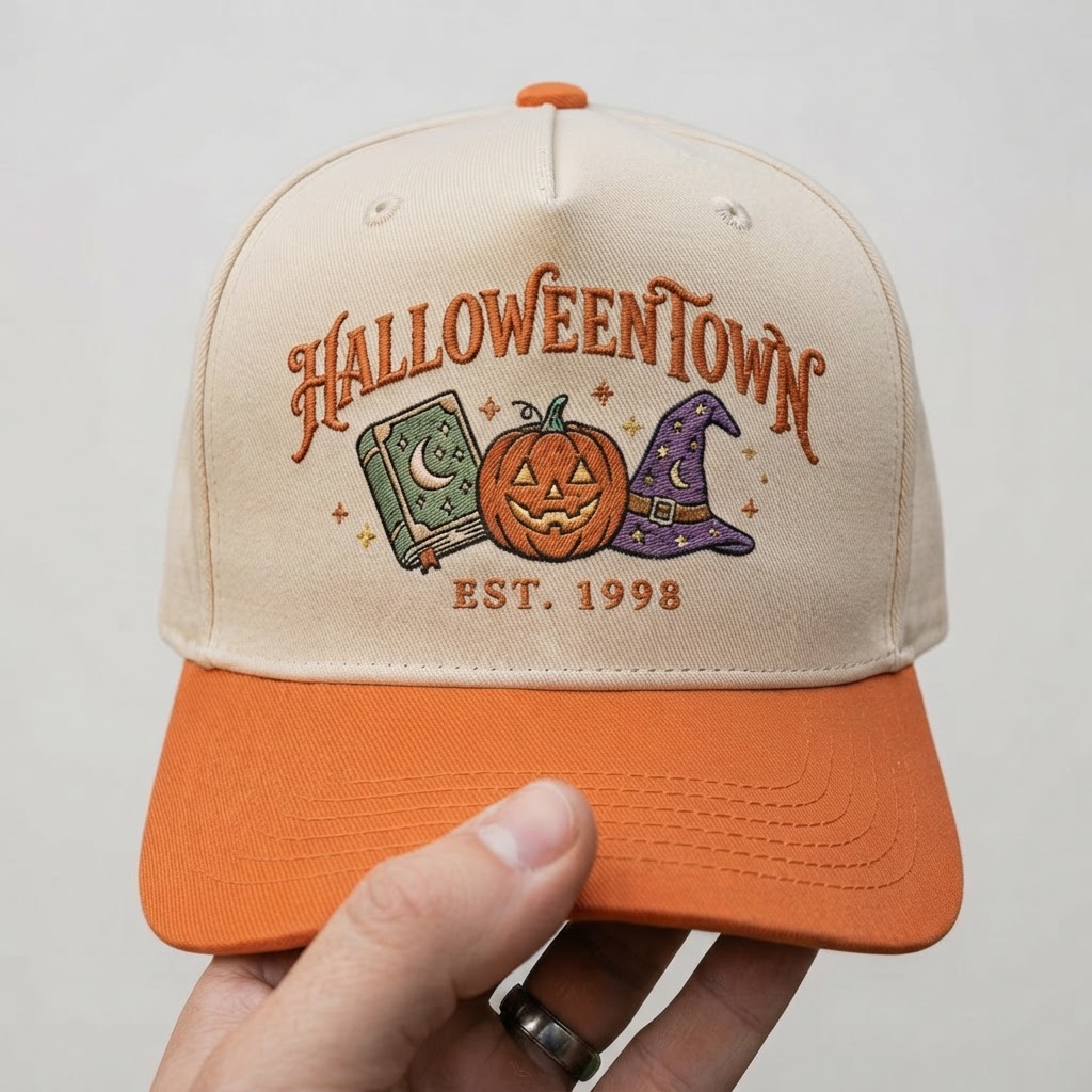Halloweentown 1998, Baseball Hat, Two Tone Snapback, Fall Gift, Spooky Movie