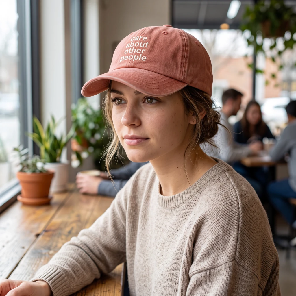 Care About Other People, Baseball Hat, Dad Cap, Everyday Wear, Social Justice