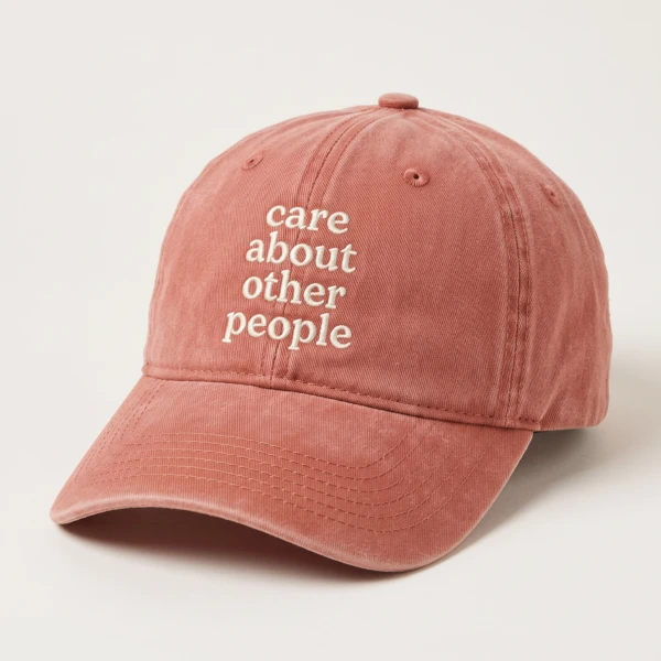 Care About Other People, Baseball Hat, Dad Cap, Everyday Wear, Social Justice