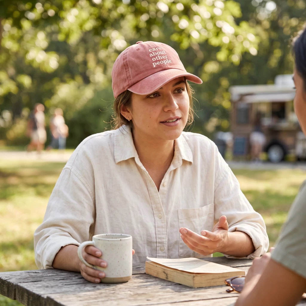 Care About Other People, Baseball Hat, Dad Cap, Everyday Wear, Social Justice