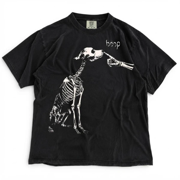 Boop Dog Skeleton Print Spooky Shirt, Comfort Colors Tee, Pepper Dog Mom Gift